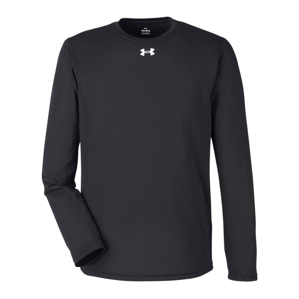 NWT Under Armour UA Tech Men's Team Long Sleeve in Black size Medium